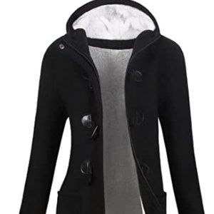 Womens Winter Fashion Outdoor Wool Blended Coat